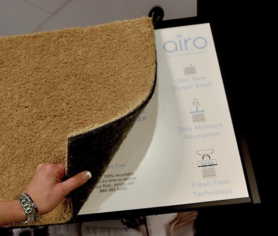 Mohawk Introduces Airo: 100% recyclable, easy-to-install floorcovering - Jan 2017