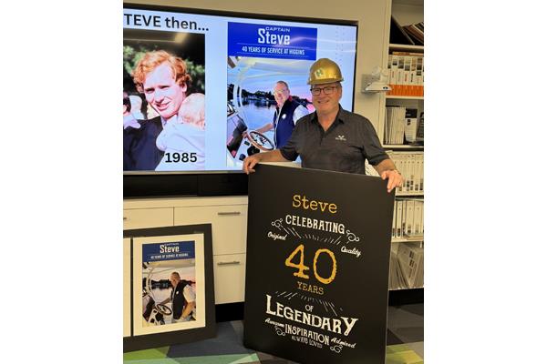 M.Frank Higgins Celebrates Steve Cloud's 40th Anniversary