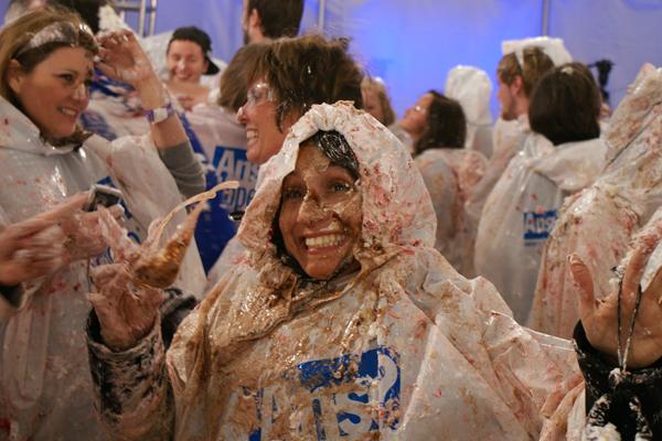 Shaw World Record Pie Fight