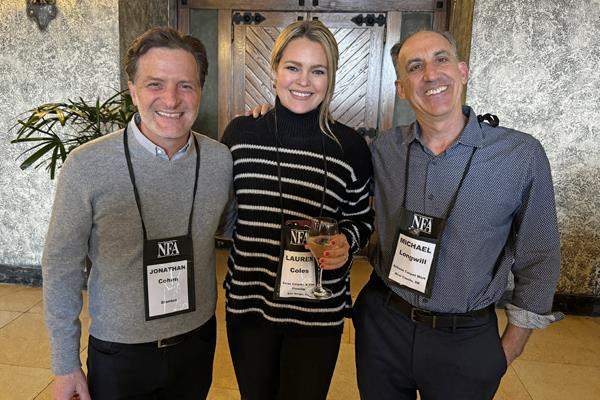 Jonathan Cohen, Lauren Coles and Michael Longwill