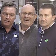 Casey Johnson, Jim Curtin and Jeff Manley Showcase the Latest LVT Products from Happy Feet