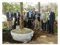 HMTX Plants Tree at Commencement of Headquarters Construction
