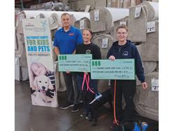 Carpet Liquidators Donates 60k To Search Dog Organizations