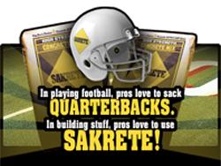 Sakrete Teams with NFL to Sack Homelessness