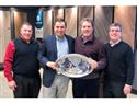 Mannington Presents John B. Campbell Award to Elias Wilf