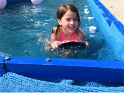 Houston Retailer Builds Swimming Pool Using Shaw's LifeGuard Carpet