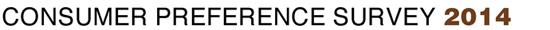Consumer Preference Survey 2014: Purchasing habits and product perceptions
