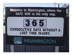 Mannington Celebrates Safety Milestone