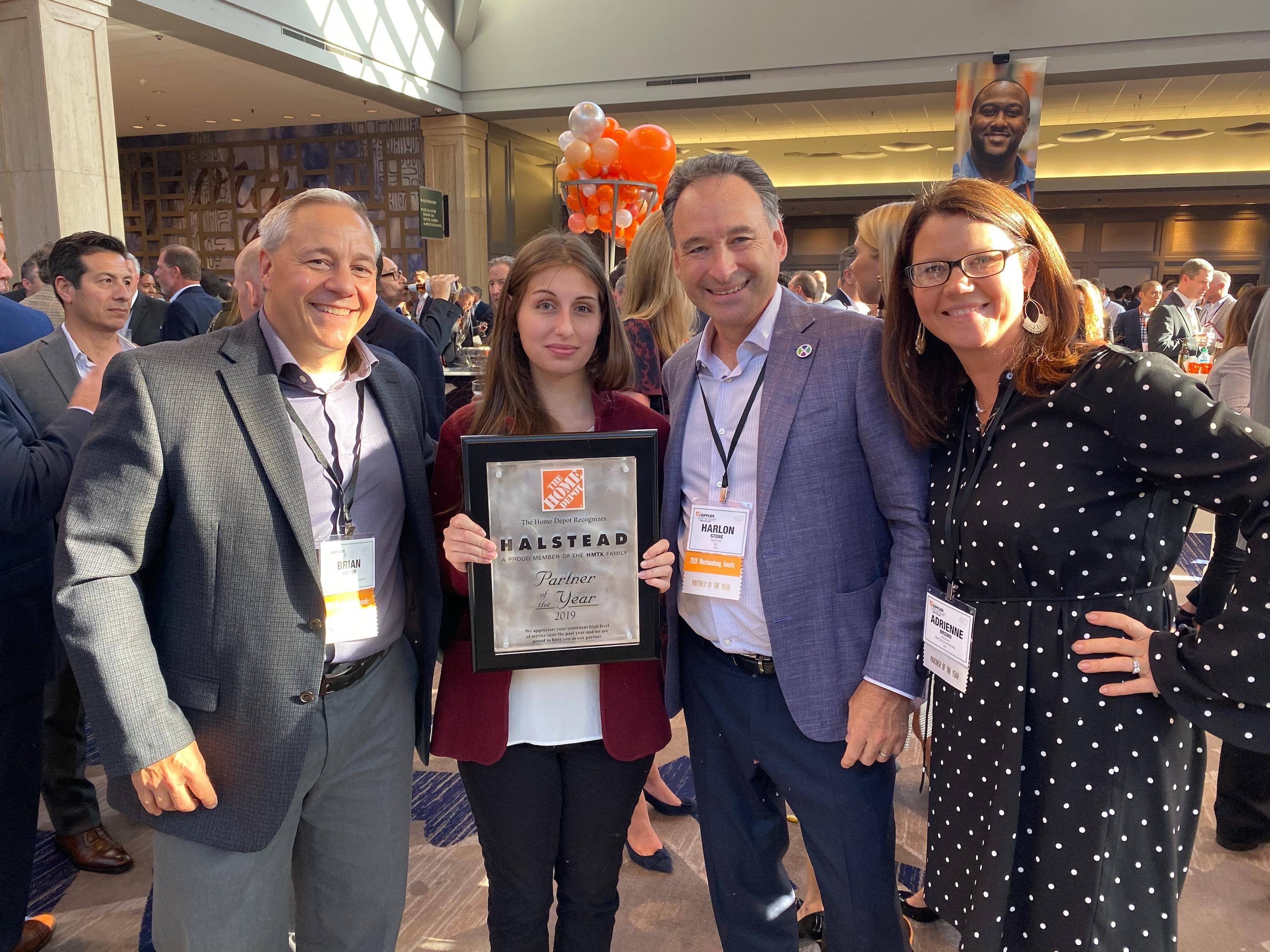 Halstead Named Home Depot's Flooring Supplier Partner of 2019 Halstead Named Home Depot's Flooring Supplier Partner of 2019