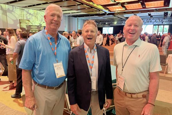 Mullican Flooring's Neil Poland, Pat Oakley and Kevin Murphy
