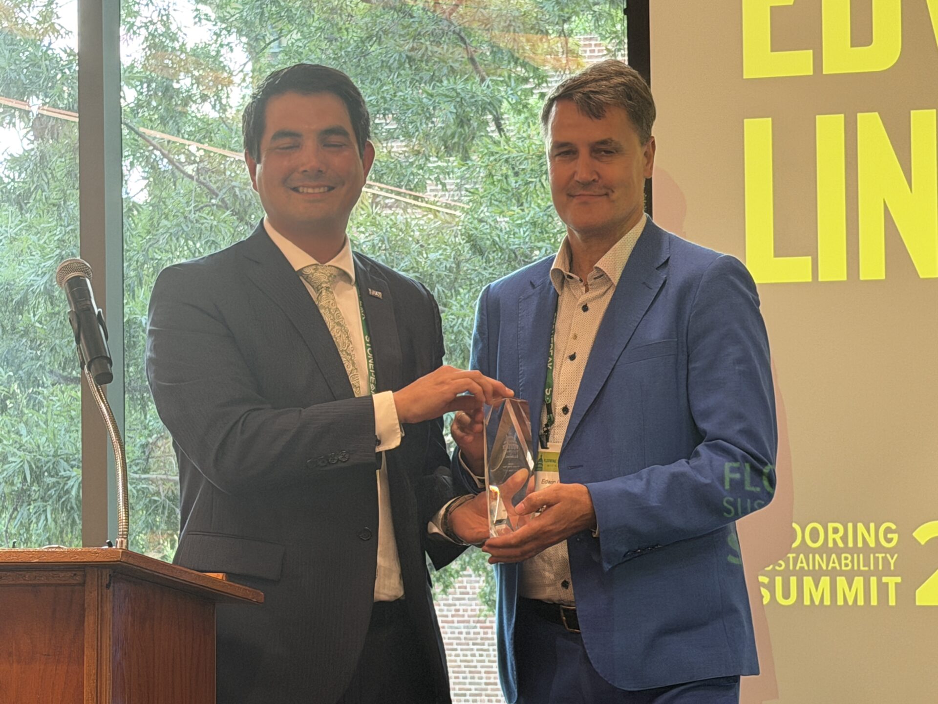 Edward Lingg Named Person of the Year at Flooring Sustainability Summit Edward Lingg Named Person of the Year at Flooring Sustainability Summit