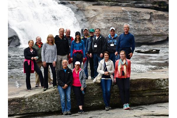 NFA Waterfall Hike Group